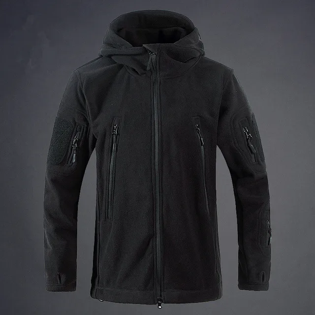 Winter Warm Outerwear Casual Hoodie Coat Jacket Military Tactical Fleece Jacket Men Camouflage Sportswear Clothes Windbreaker