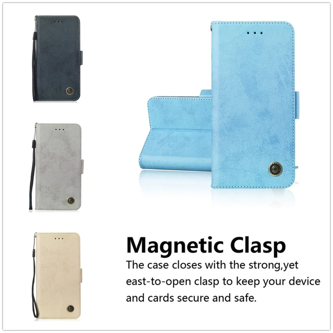 

A9 2018 Retro Case for Samsung S9 S8 Plus Wallet Leather Cover for Samsung Note 9 Coque Flip Holder PU Funda for Galaxy A7 A6 A8