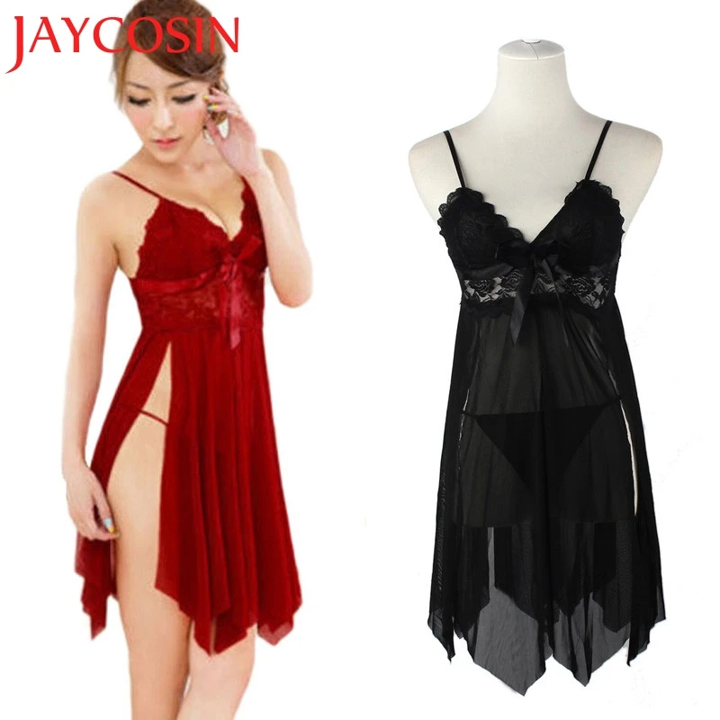 2018 Платья Новые сексуальное женское белье Для женщин нижнее Babydoll пижамы