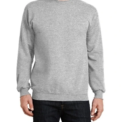Port & Company PC78 Mens Core Fleece Crewneck Sweatshirt Ash - Small (1)