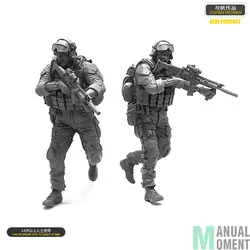 Высокое качества миниатюрный 1/35 ВМС США Seal Commando отдельного солдата Смола Модель Рисунок комплект Лоо-24