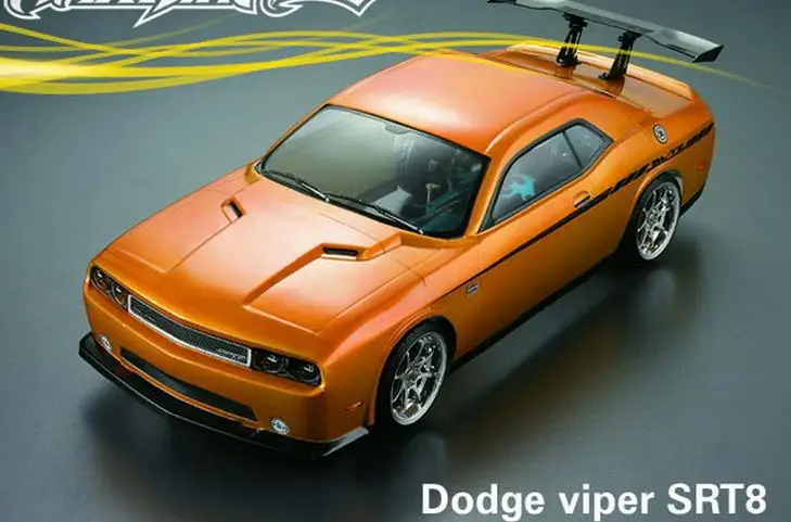 1/10 масштаб 190 мм Challenger SRT8 Dodge viper прозрачный ПВХ корпус Onroad Fouring rc Drift EP автомобили для kyosho tamiya hpi fs redcat hsp