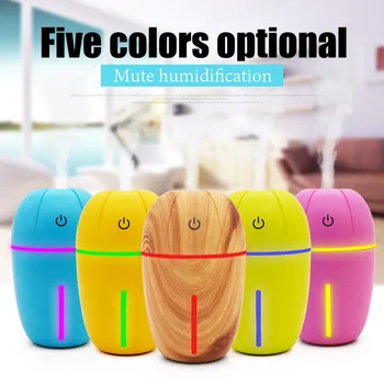 

Auto-Off USB Mini Humidifier Essential Oil Diffuser Ultrasonic Aromatherapy Diffuser with Led Light for Car Home Office 180ML