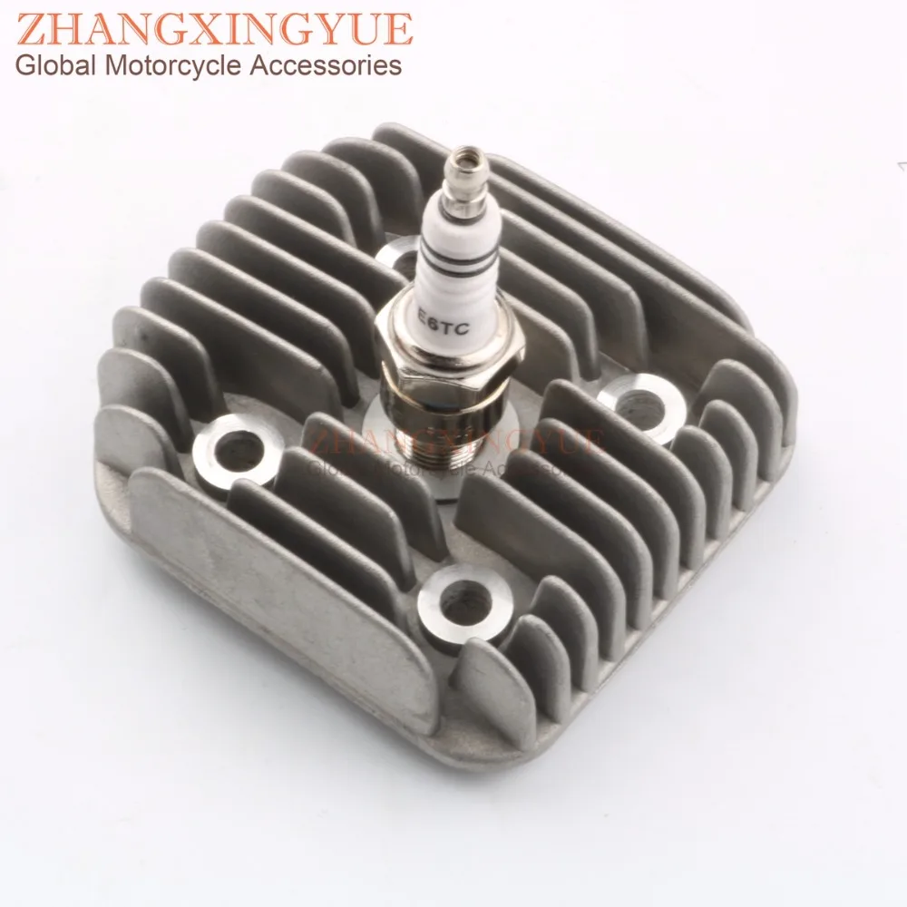 40mm 44mm 47mm 2 stroke Cylinder Head+ E6TC spark plugs for MBK Booster