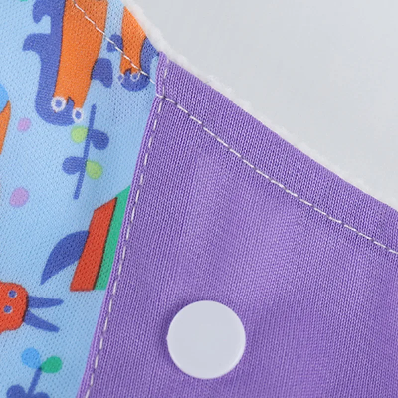 Детские водостойкие пряжки дизайн подгузник для новорожденного моющийся контрастный цвет принтованный детский подгузник для 0-12 месяцев