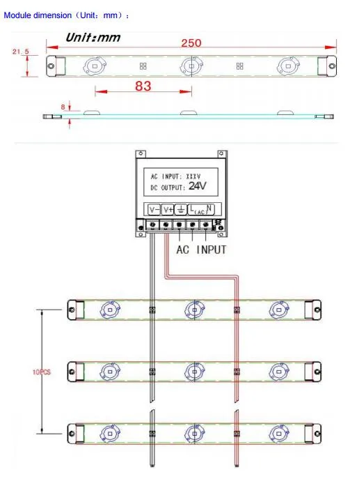 Бесплатная доставка, 5 лет гарантии, 24 V 3,6 w 360lm Nichia стойкая LED полоса светодиодный лестничные фонари для тонкий световой короб