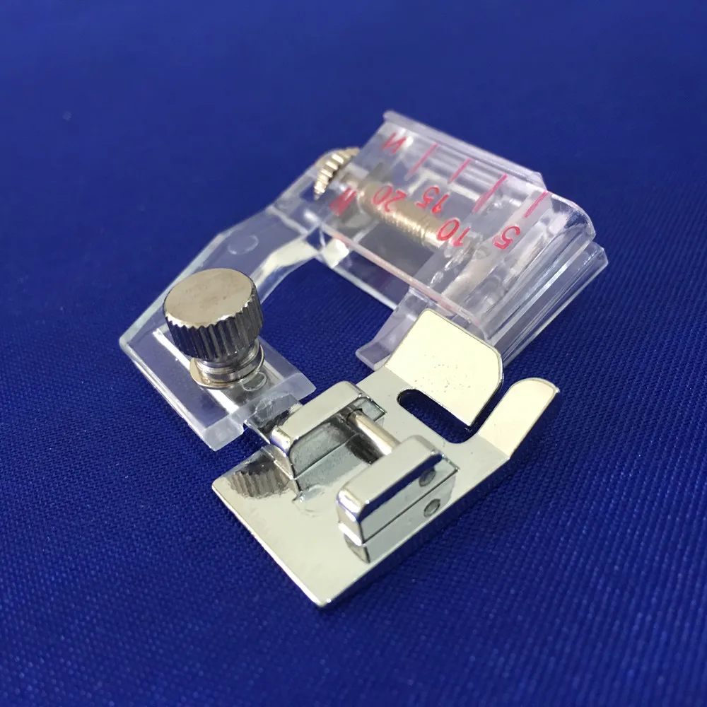 ADJUSTABLE BIAS TAPE SNAP ON 6290 BINDER FOOT AJUSTABLE BINDING SNAP-ON BIAS BINDER SEWING MACHINE PART PRESSER FEET AA7011