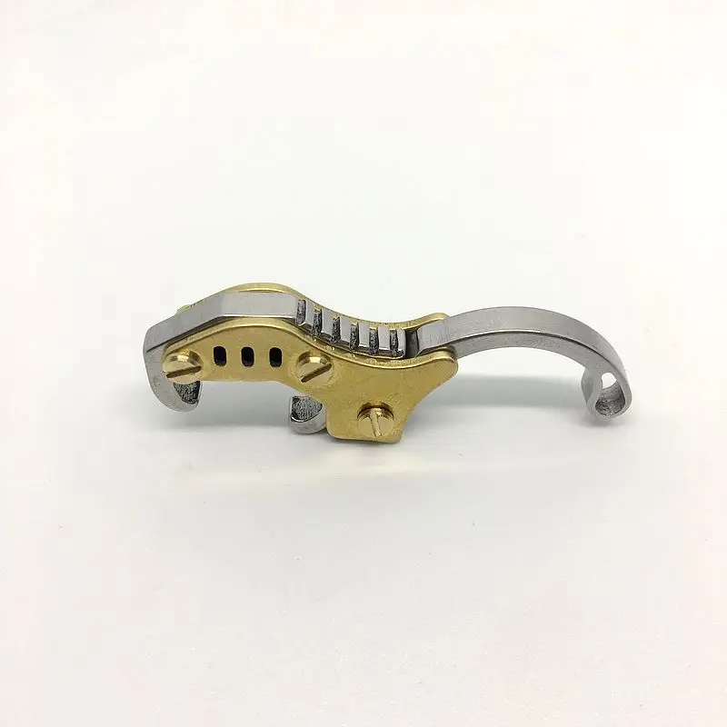 

EDC Multifunction Outdoor Tools Collapsible Stainless Steel Beer Bottle Opener Brass Keychain Key Ring