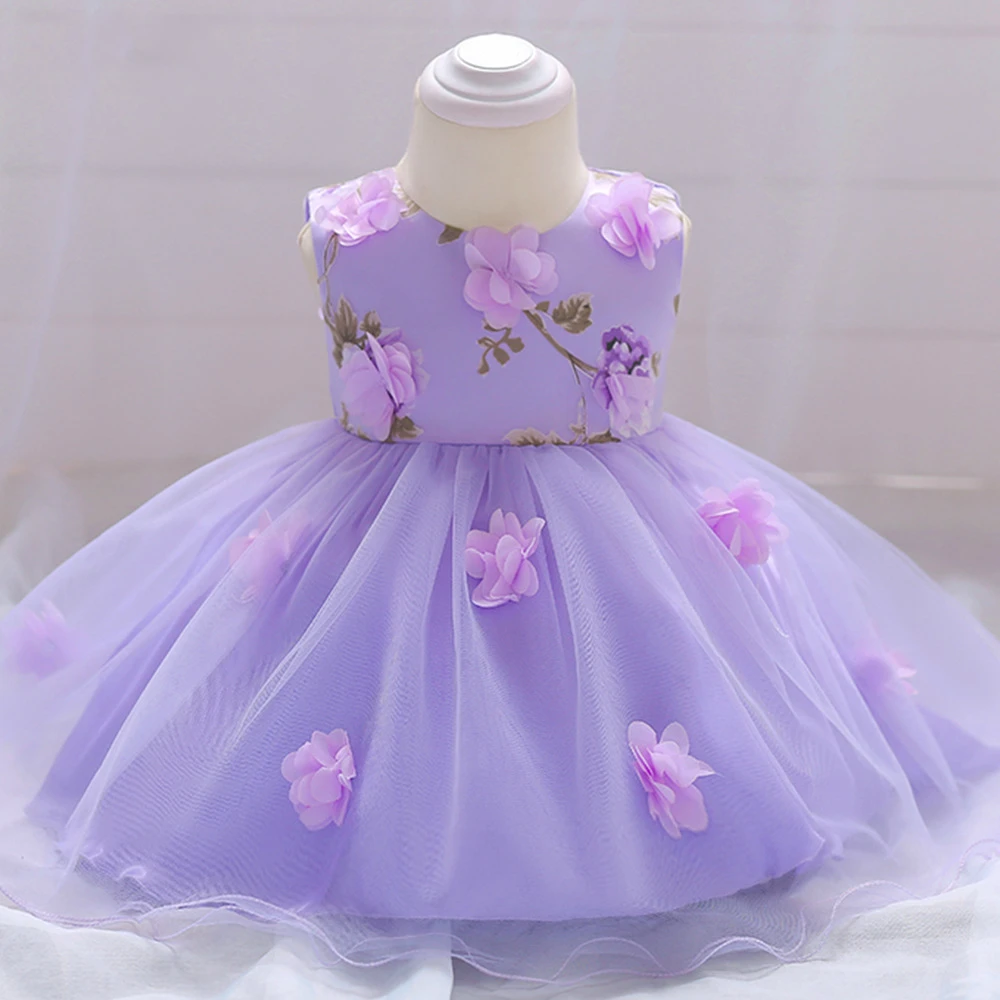 

MQATZ 2019 Baby Girl Dress 0-2 Years Baby Girls Birthday Dresses Vestido Birthday Party Princess Dress Children Dresses