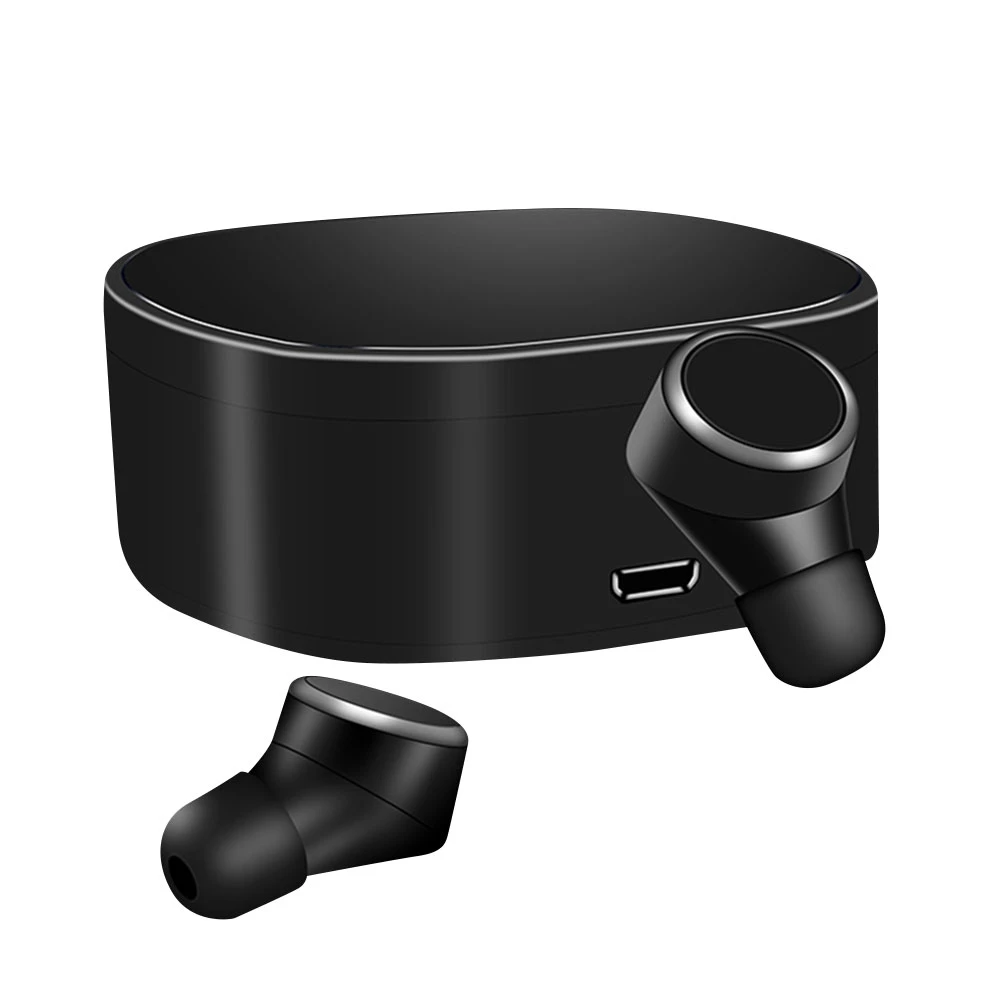 

KISSCASE Wireless Blutooth Headphone Stereo Earphone Headphone Sport Earbud Gaming Headset Waterproof Touchpad With Charging Box
