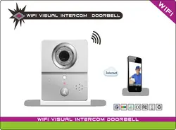 Сигнал тревоги Функция WI-FI Дистанционное управление приложение визуальной домофон Управление доступом видео-телефон двери