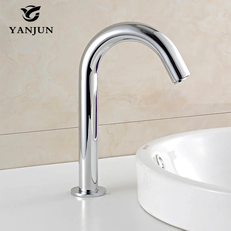 

Yanjun Automatic Faucet Inductive Hands Free Sensor Tap Water Saving Hospital Bathroom Public Sanitaryware YJ-6616-2