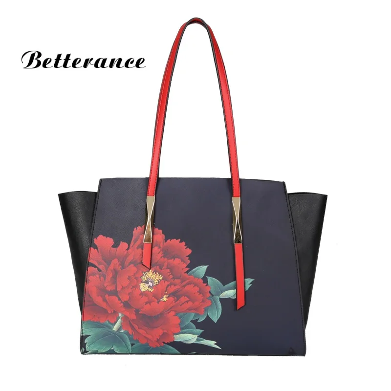 

Betterance 2018 New Soft PU Leather casual tote bags women daily Shoulder Bag handbag large capacity bolsa feminina
