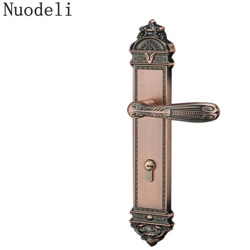 

Nuodeli Interior Door Lockset Noble Practical Door Suit with Classic Royal Style Door Handle for All Kinds of Doors