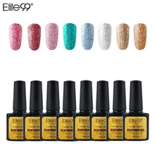 Elite99 УФ-гель для ногтей 8 шт. набор все для маникюра Гибридный розовое золото блеск Vernis база для ногтей УФ замочить от ногтей Laquer