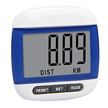 Easy carry Multifunction LCD Pedometer Calorie Calculation Counter -Blue