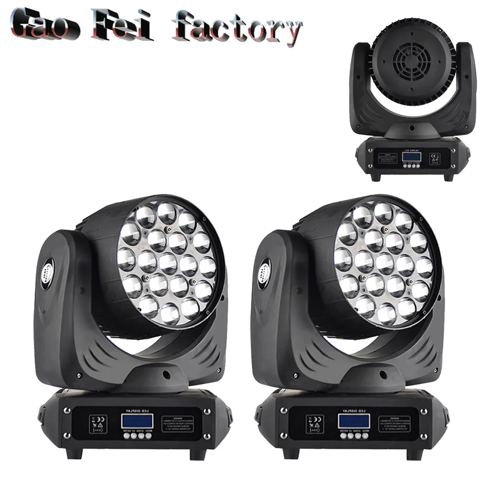 

2pcs/lot High Quality 19*12W Led Moving Head ZOOM Wash Light China Moving Head DJ Light Show Disco Light