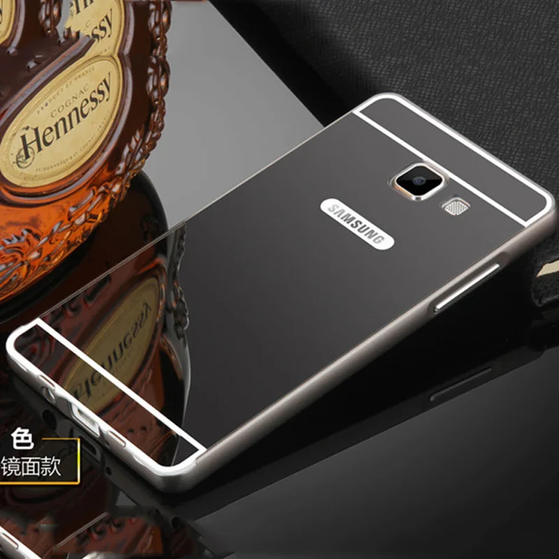 Зеркало Case Для Samsung Galaxy ON5 ON7 2016 Алюминиевый Металлический Каркас + акрил Покрытие