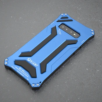 

Heavy Duty Protection Cases For Samsung Galaxy S10 5G Case S10+ Plus Shockproof Hard Cover Metal+Silicone 2 in 1 Outdoor Sports
