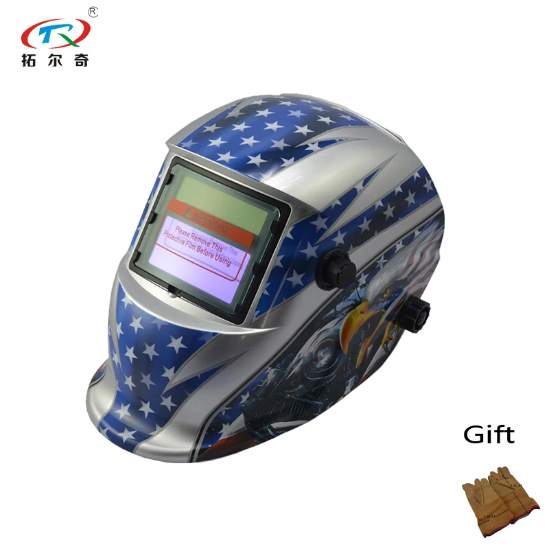 Auto Darkening Predator MIG TIG Solar Customized PP Welding Helmet Mask Hoods Glass Filter TRQ-HD74-2233FF | Инструменты
