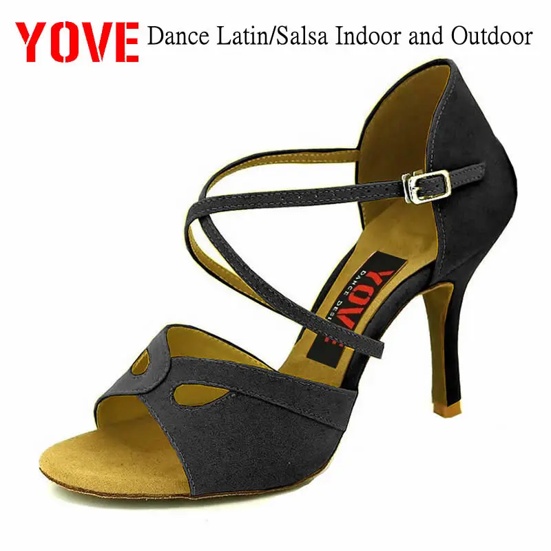 YOVE Style w1610 44 Dance shoes Bachata/Salsa Indoor and Outdoor Women's Dance Shoesin Dance