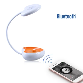 

kinter HY-26 Portable Speaker wireless bluetooth 5.0 desk lamp with USB TF card input FM radio use in home office outdoor