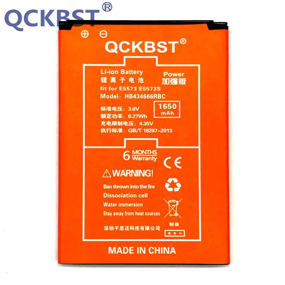 HB434666RBC Батарея для huawei E5573 E5573S E5573s-32 E5573s-320 E5573s-606 E5573s-806 телефон 1650mAh батареей