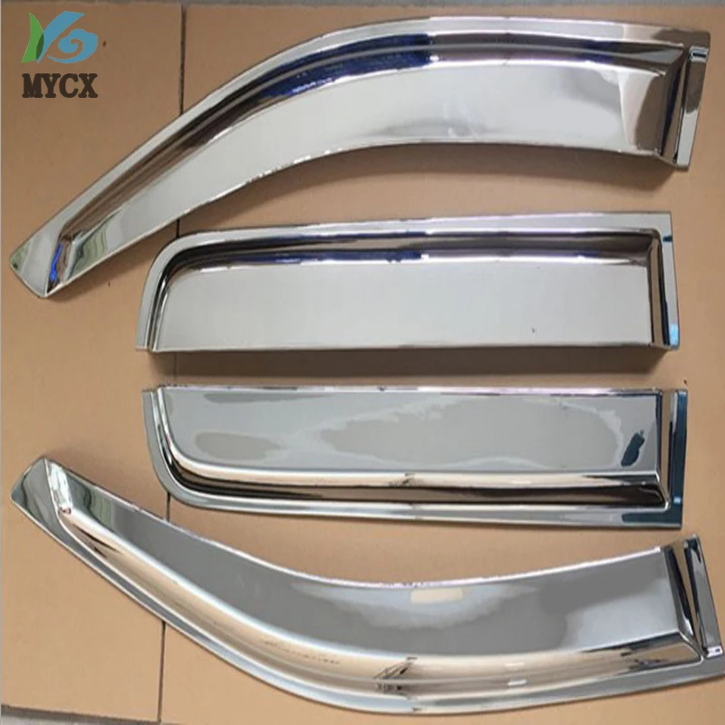 

2005-2012 For Toyota Hilux Car Wind Deflector ABS White Color Window Deflector Visor Vent Rain Guard For Toyota Hilux