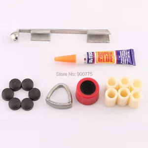 Бильярд Кий ремонт комплект бильярдный кий ремонт инструментов/Наконечник шлифовальный + Клей + Файл + 6cue советы + 6 наконечник в бильярдные аксессуары - изображение