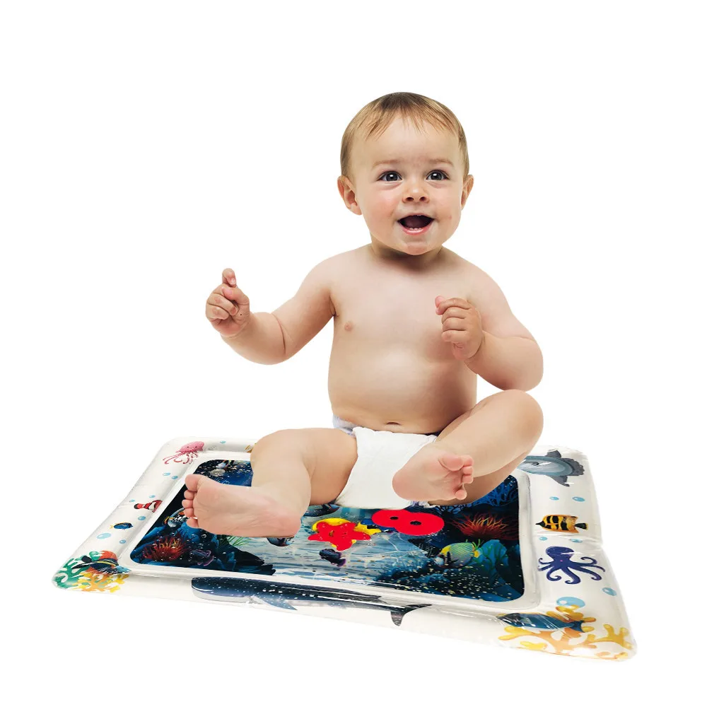 

Inflatable Baby Water Mat Fun Activity Play Center for Children & Infants
