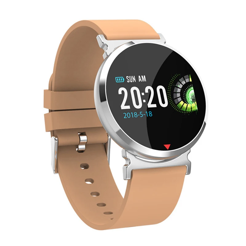 E28 водонепроницаемые спортивные Смарт-часы с Bluetooth напоминанием о звонках, пульсометр, монитор артериального давления, браслет, браслет, фитнес-трекер - Цвет: Оранжевый
