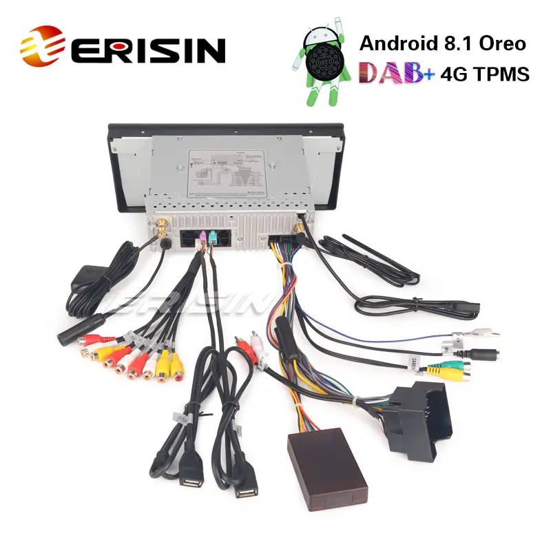 Erisin ES3339B 1 гама 7 дюймов машинный DVD плеер Android 8 автомобиль радио DAB + 4G gps для BMW