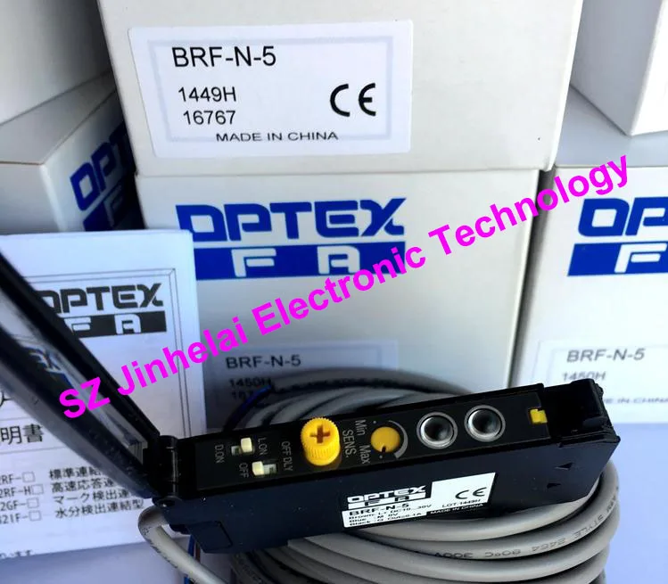 

New and original BRF-N-5 OPTEX Optical fiber amplifier NPN OUTPUT
