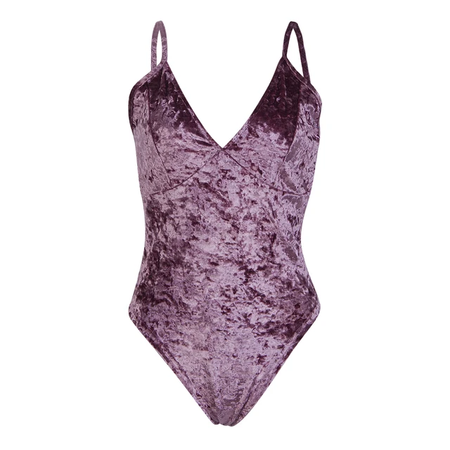crushed velvet swimsuit