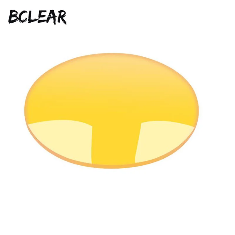 BCFLAR 1.49 야간 투시경 황색 근시안 렌즈 드라이버 안전 운전 특수 렌즈 주문형 디옵터 렌즈 맞춤형