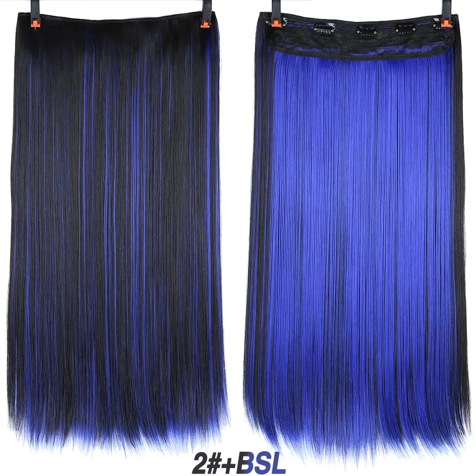 AOSIWIG-Long-Straight-Hair-5-Clip-In-Hair-Extensions-Heat-Resistant-Natural-Synthetic-Hairpiece-15-Colors (4)