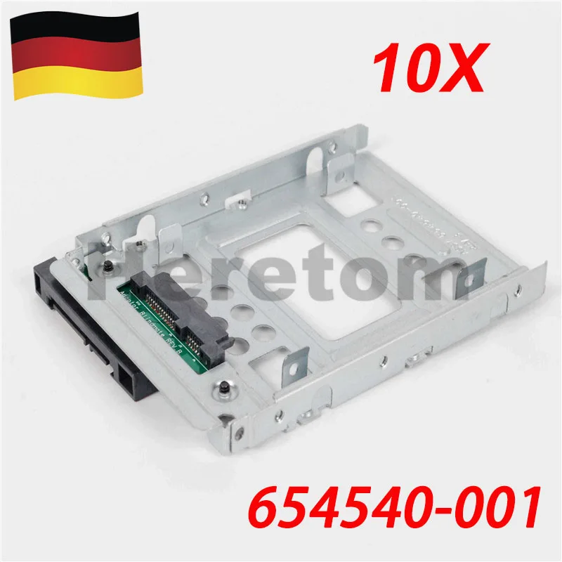 

10PCS DE Shipping 2.5" to 3.5" SATA SSD HDD Adapter 654540-001 for G10 774026-001 651314-001 Gen8/gen9 N54L N40L N36 x7k8w