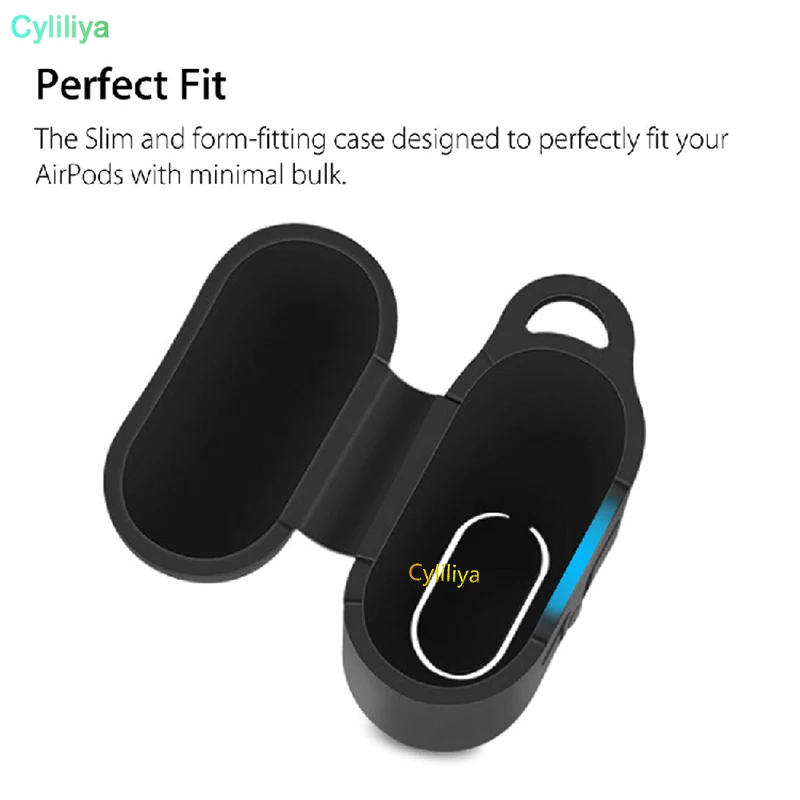100 для Airpods силиконовый защитный чехол с защитой от потери веревки для Air Pods Bluetooth наушники футляр для наушников