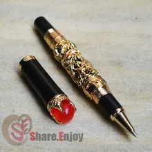 Шариковая ручка Jinhao Золотой дракон король играть жемчуг выбивает красный жемчуг OVERLORD красный жемчуг