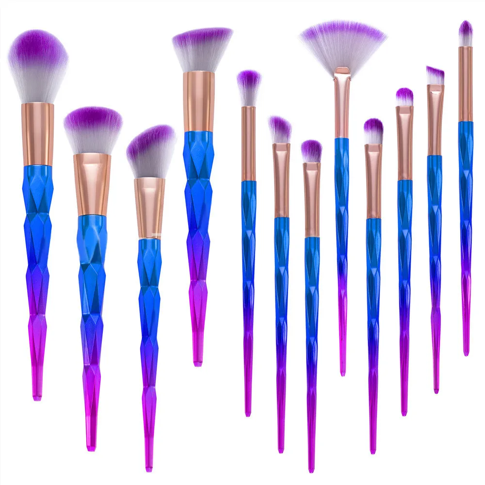 

12Pcs Pro Makeup Cosmetic Brushes Set Powder Foundation Cosmetics Tools Eyeshadow Lip Makeup Lot Brush Kit Pincel#051