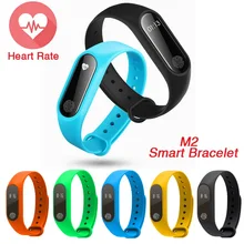 Popular M2 Wristband Bracelet Smart Heart Rate Monitor Fitness Tracker Touchpad Bluetooth Smart band add a strap for Android iOS