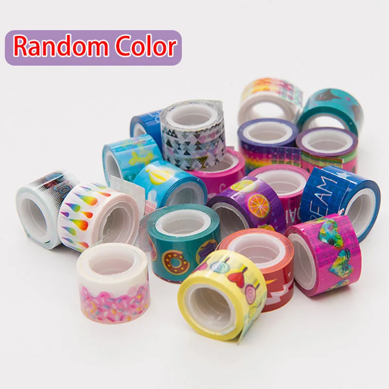 

10PCS/Lot Mini Tapes DIY Decor Scrapbooking Cartoon Sticker Masking Decoration Adhesive Tape Event Party Supplies 7A1892