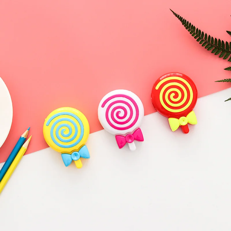 Леденец Kawaii точилка для карандашей два отверстия пластик карандаш резка обувь