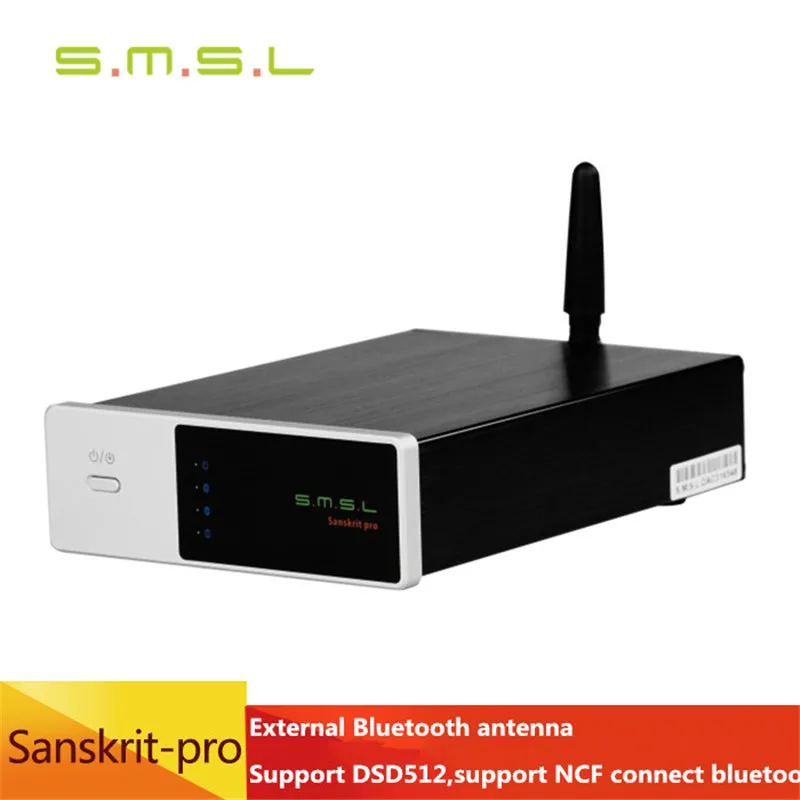 2016 New SMSL Sanskrit PRO-B Hifi Digital Audio Bluetooth 4.0 Decoder 32Bit/384Khz DSD USB/Coaxial/Optial DAC CM6632A+AK4490EQ