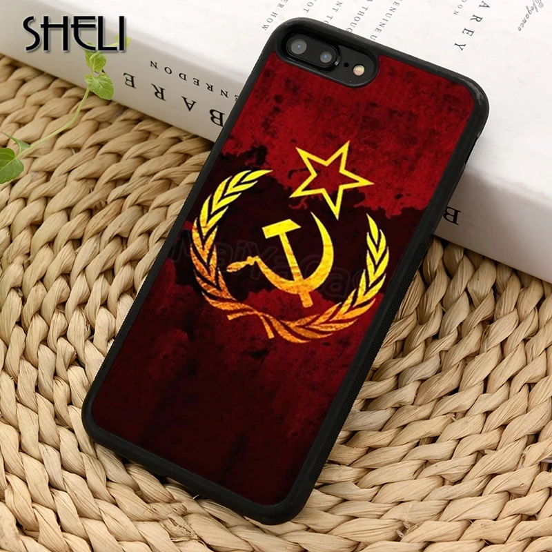 Чехол для телефона SHELI с российским флагом iPhone 5 6 6s 7 8 plus 11 pro X XR XS max Samsung S7 edge S8 S9 S10 |