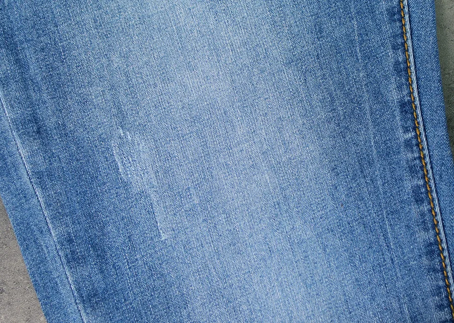 Новые женские популярные стрейч Потертая джинсовая ткань высокой талией развивать нравственность девять очков снизу кисточка
