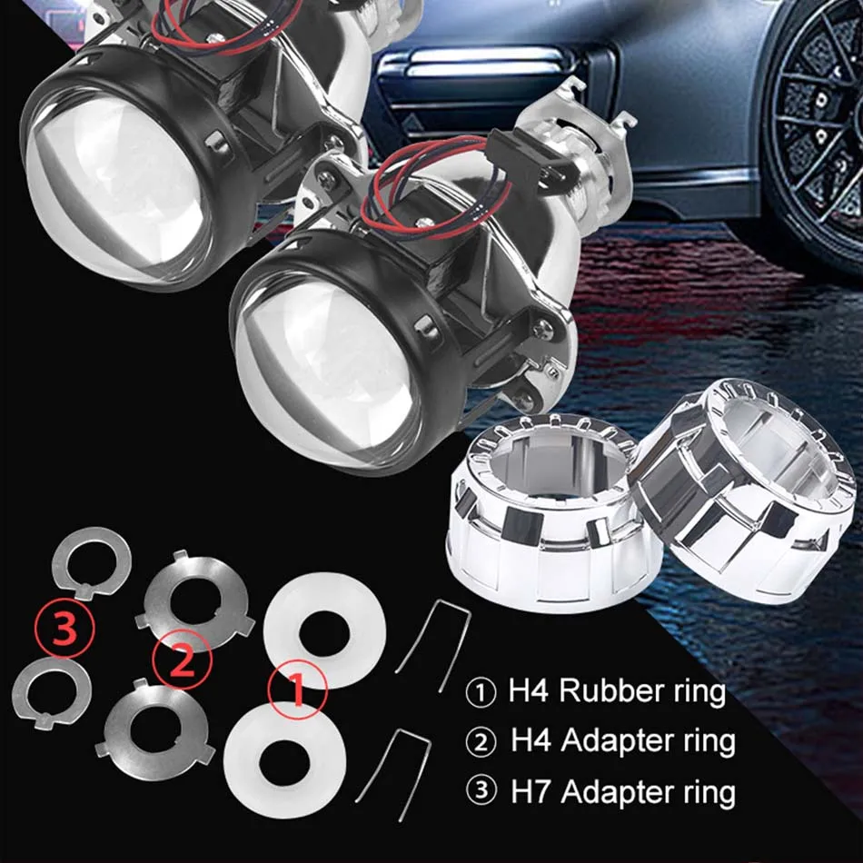 2.0 inch HID Bi xenon mini projector lenses (2)