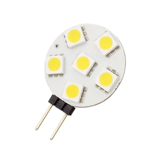 1 2 W G4 5050SMD светодиодный светильник rа80 12VAC/DC 24V DC Бесплатная доставка|led light bulb|light