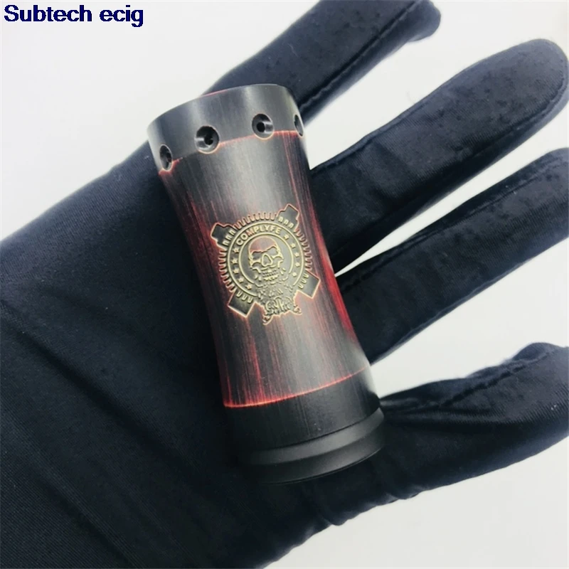 Новый Comp Lyfe Takeover мини мод с 3D гравировкой 18350 батарея 25 мм латунный стиль 510