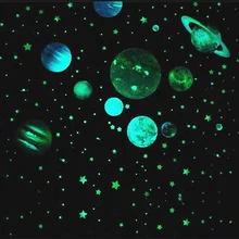 100pcs 3cm Glow in the Dark Toys Luminous Patch Star Stickers Bedroom Sofa Fluorescent Painting Toy